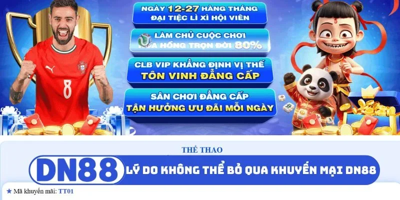 Lý do không thể bỏ qua khuyến mại DN88