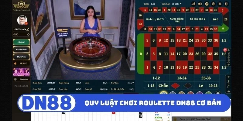 Quy luật chơi Roulette DN88 cơ bản cho newbie